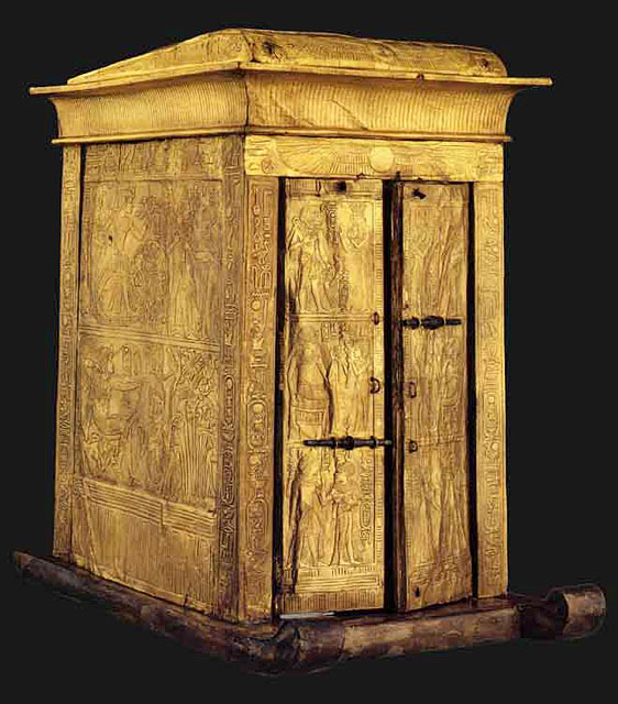 Ковчег для статуи. Гробница Тутанхамона.