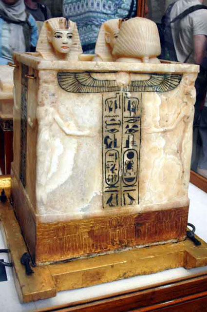 Ящик для каноп. Сторона 2. Гробница Тутанхамона.
