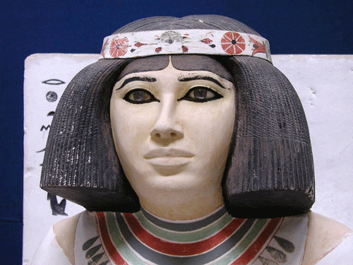 Статуя Нофрет. Каирский музей.