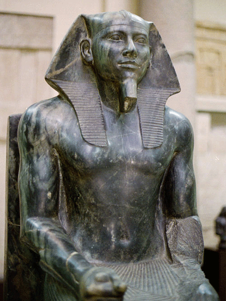 Статуя фараона Хафре. Каирский музей.