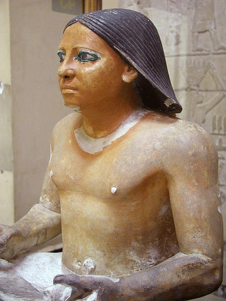Сидящий писец. Каирский музей.