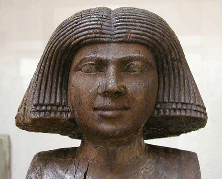 Статуя жены старосты. Каирский музей.