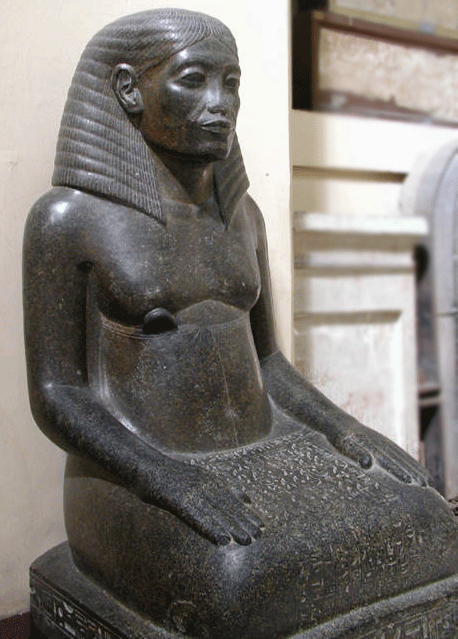 Статуя Аменхотепа сына Хапу. Каирский музей. Зал 12.