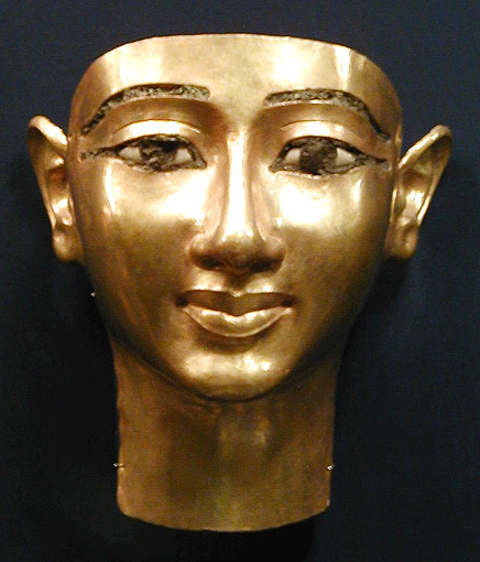 Золотая маска Унджебауенджеда. Каирский музей. Зал 2.