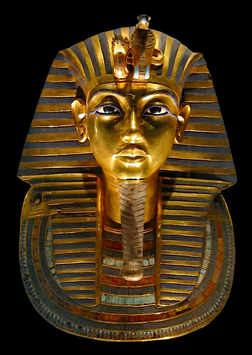 Каирский музей. Фараон Тутанхамон. Золотая маска.