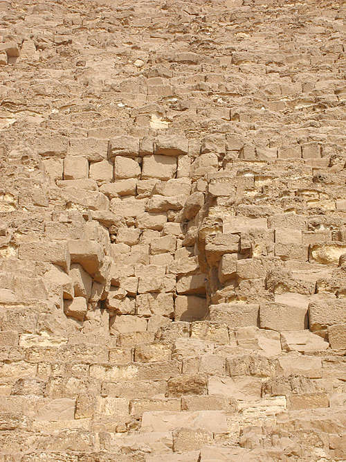 Углубление Вайса на южной стороне. Пирамида Хуфу (Хеопса).