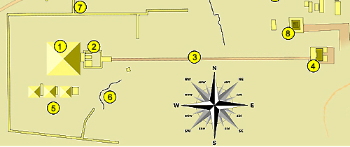 Пирамида Менкаура (Микерина). План комплекса Третьей пирамиды Гизы.