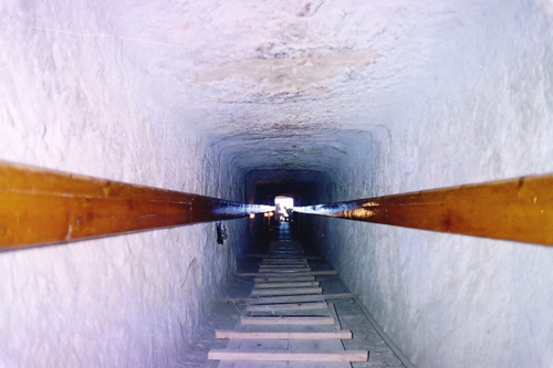 Понижающийся коридор. Пирамида Микерина (Менкаура).