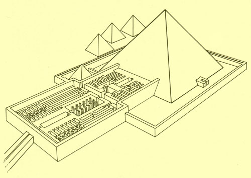 Пирамида фараона Пепи I. Реконструкция плана по данным Одрана Лабруза.