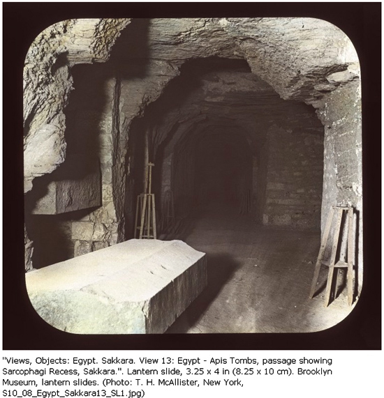 Фото из архива Бруклинского музея. Serapeum Saqqara.