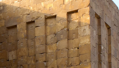 Кладка внешней стены. Фараон Джосер. Погребальный комплекс.