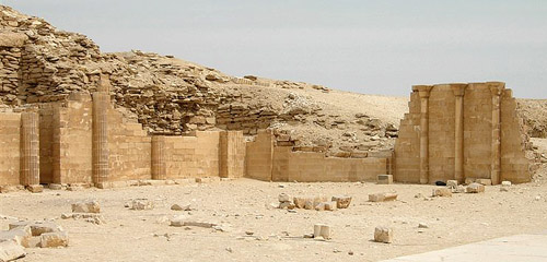 Северный дом комплекса пирамиды Джосера.