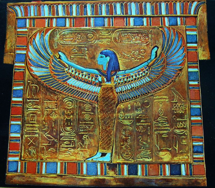 Пластина с изображением богини Нут. Гробница Тутанхамона.